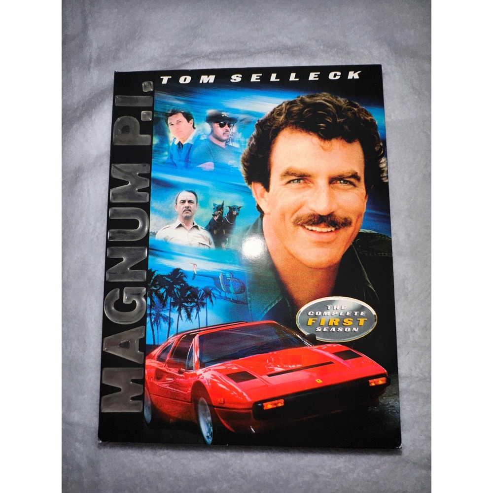 Magnum PI The Complete First Season DVD Set Tom Selleck 80s TV Series Action